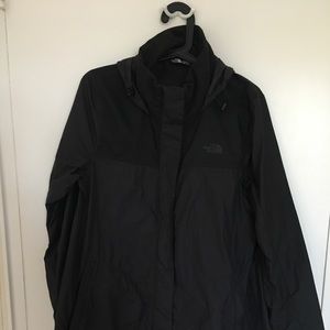 Medium length North Face Rain Coat